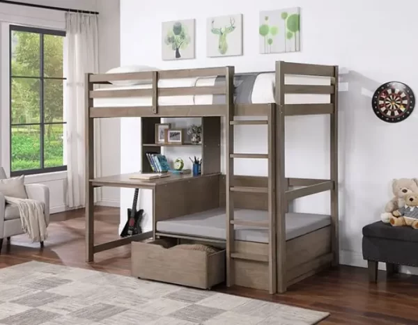 CALLISTUS TWIN/WORKSTATION LOFT BED - Image 2