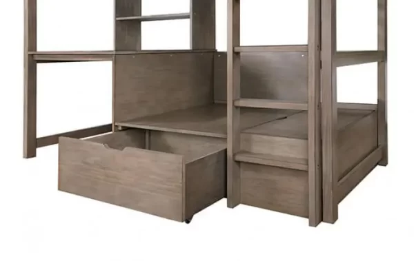 CALLISTUS TWIN/WORKSTATION LOFT BED - Image 4